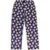 RICK AND MORTY Lounge Pants Mens Loungewear Sleep Pajama Pants - Rick & Morty Adult Sleep Pajama Pants (Blue, Large)